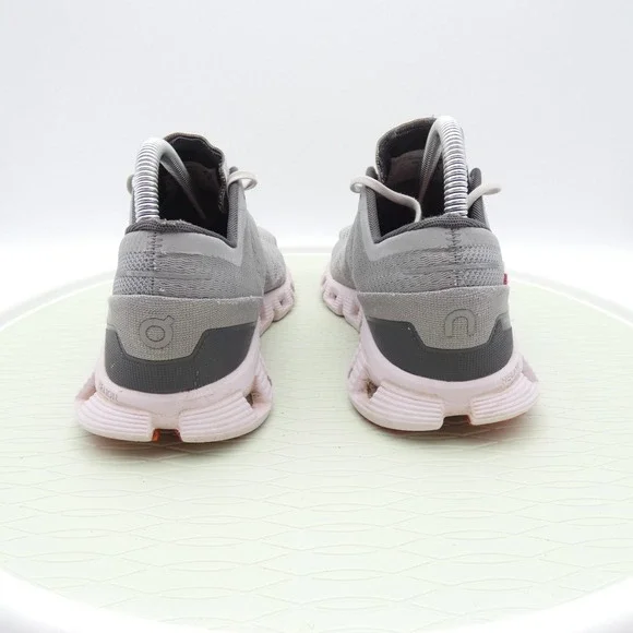 On Running Cloud X Womens US 9.5 Training Shoes Alloy Lily Lace Up Mesh Sneakers - Picture 4 of 10